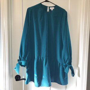 Mud Pie Green Merritt Flounce Women's Dress- Sz Small